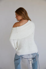 Kayla Plush Off the Shoulder Sweater