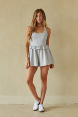 Trisha Halter Ruffle Romper