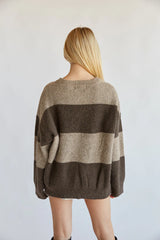 Reese Oversized Striped Sweater