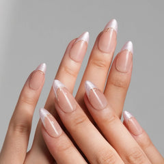 Nude French Tip Nails - Your Glow