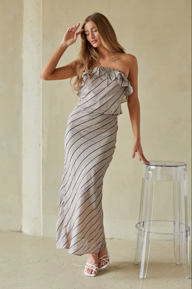 Tanya Striped Maxi Skirt