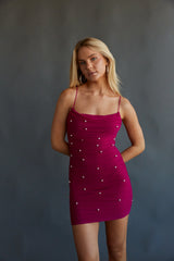 Tala Mesh Pearl Bodycon Mini Dress