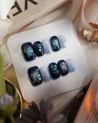 Glow Jellyfish Nails