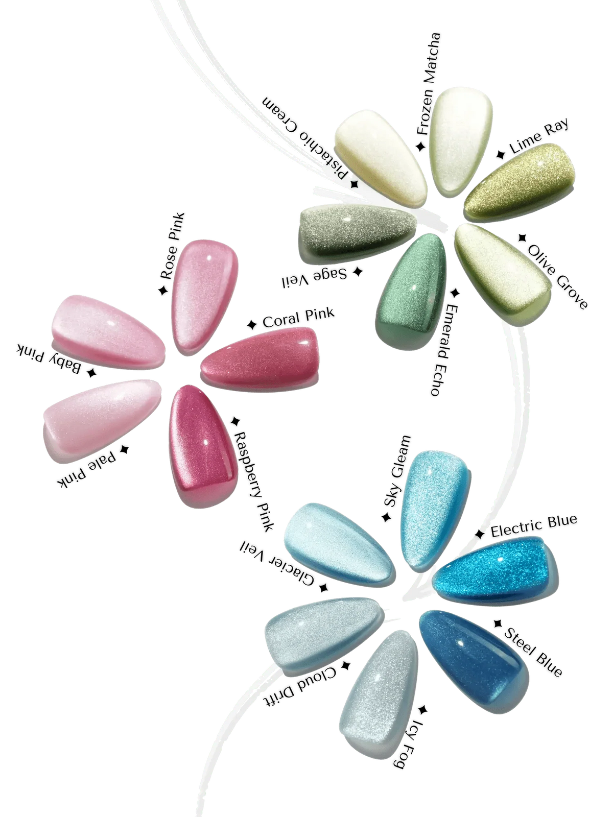 Custom Magnetic Cat Eye Nail Art