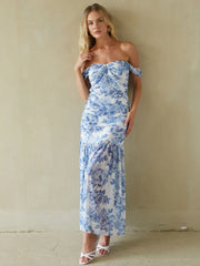 Tahlia Ruched Maxi Dress