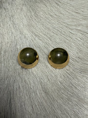 Raye  Circle Stud Earrings