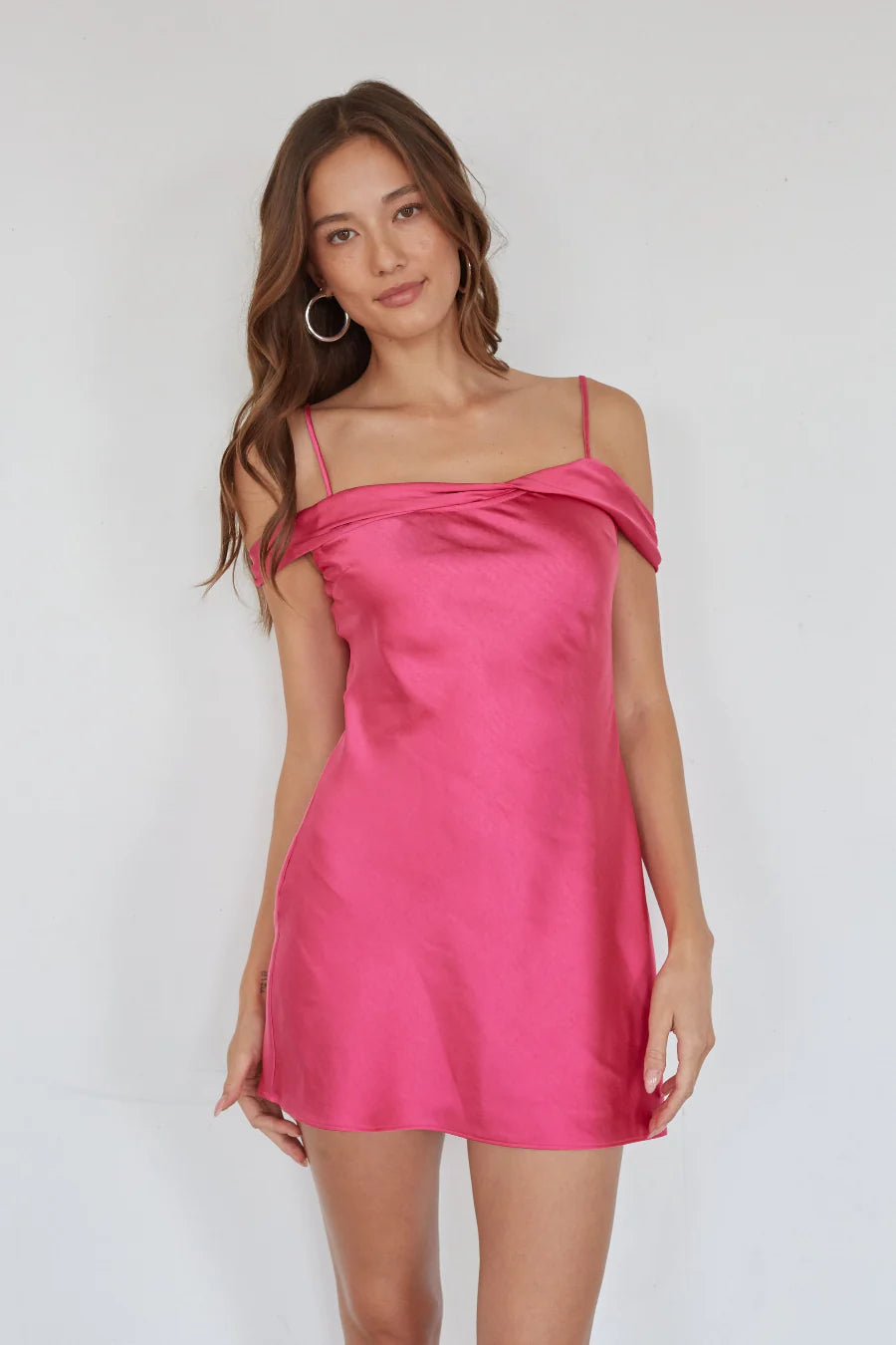 Alira Satin Mini Dress