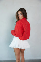 Sierra Quilted Cropped Puffer Jacket