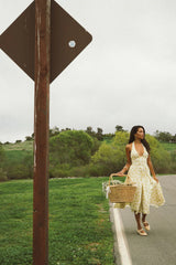 Alice Floral Halter Midi Dress