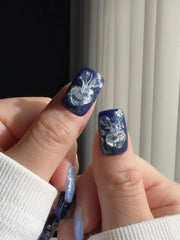 Glow Jellyfish Nails