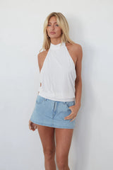 Maia Open Back Halter Top