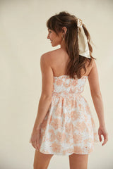 Kaylie Floral Eyelet Lace Mini Dress