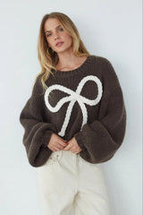 Elliana Knit Bow Sweater